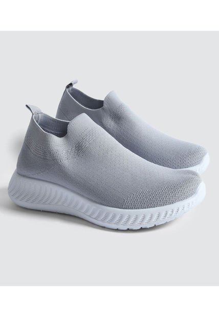 Tenis Para Mujer Sport Color Gris  Marca Ostu #40720131