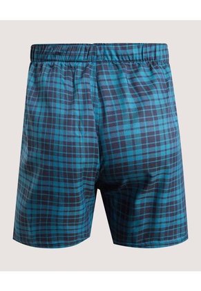 Boxer Para Hombre Bragueta Amplio Color Azul Marca Ostu #60000520
