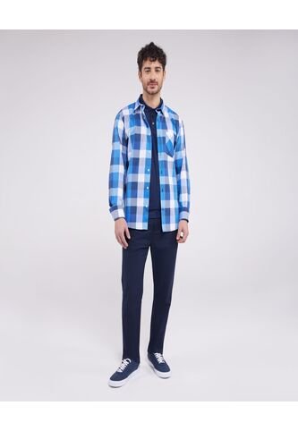 Pantalon Hombre Ostu Chino Azul Algodón 60070219-51 Ostu