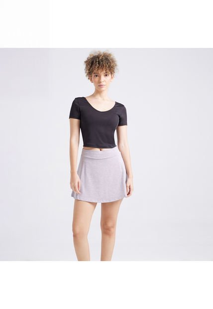 Crop Top Para Mujer Crop Top Color Negro Marca Ostu #40091750