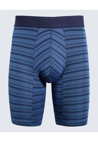 Boxer Para Hombre Filete Medio Microfibra Color Azul  Marca Ostu #60000482 Ostu