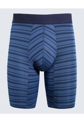 Boxer Para Hombre Filete Medio Microfibra Color Azul  Marca Ostu #60000482