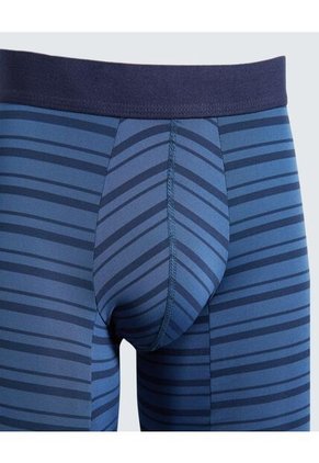 Boxer Para Hombre Filete Medio Microfibra Color Azul  Marca Ostu #60000482