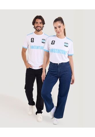 Camiseta Mundial Argentina 2026  Unisex Blanco Ostu Ostu