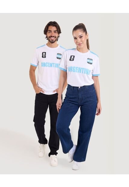 Camiseta Mundial Argentina 2026  Unisex Blanco Ostu