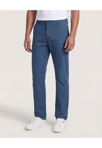 Pantalón  Para Hombre Chino Color Azul Marca Ostu #60070564 Ostu