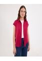Camisa Para Mujer Manga Corta Color Rojo Marca Ostu #40010306 de Ostu