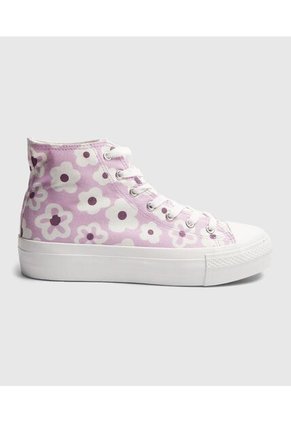 Tenis Para Mujer Canvas Color Lila Marca Ostu #40720180