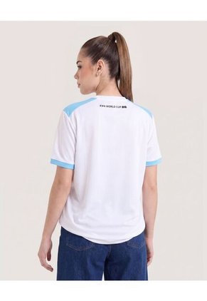 Camiseta Mundial Argentina 2026  Unisex Blanco Ostu