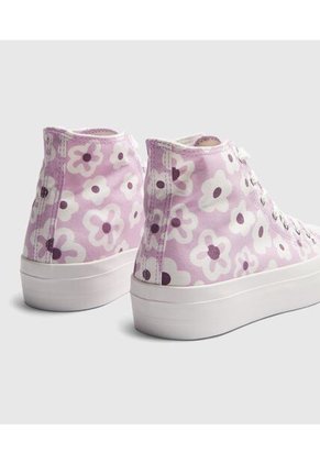 Tenis Para Mujer Canvas Color Lila Marca Ostu #40720180