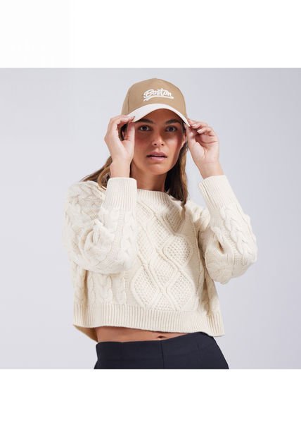 Saco Para Mujer Cuello Redondo Color Crema Marca Ostu #40330074