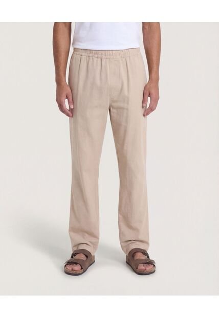 Pantalón  Para Hombre Moda Color Beige Marca Ostu #60070581