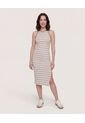 Vestido  Para Mujer M/Sisa Largo Color Beige Marca Ostu #40178215 de Ostu