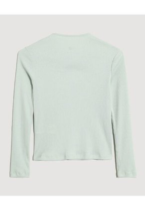 Camiseta Texturizada Para Niña  Infantil Niña Verde Ostu