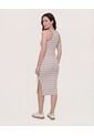 Vestido  Para Mujer M/Sisa Largo Color Beige Marca Ostu #40178215 de Ostu