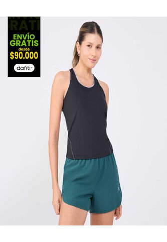 Camiseta Para Mujer Manga Sisa Cuello Redondo Color Negro Marca Ostu #40092363 Ostu