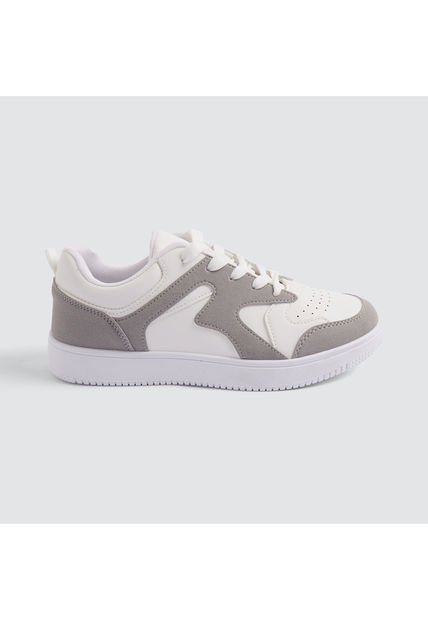 Tenis Para Mujer Casual Color Gris  Marca Ostu #40720094