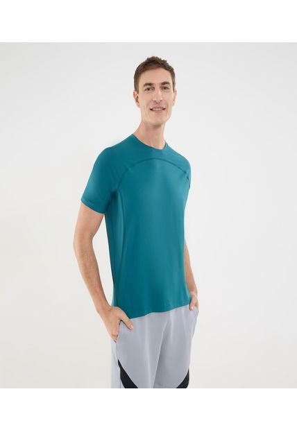 Camiseta Para Hombre Manga Corta Cuello Redondo Color Verde Marca Ostu #60091634