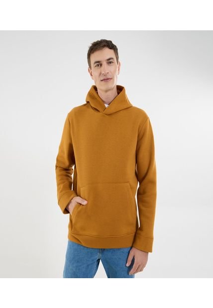 Buzo Para Hombre Hoodie Color Oro Marca Ostu #60060484