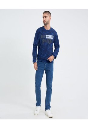 Jean Para Hombre Slim Color Azul Marca Ostu #60160381