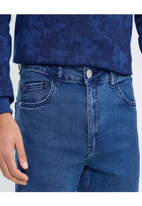 Jean Para Hombre Slim Color Azul Marca Ostu #60160381