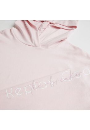 Hoodie Mujer Ostu Rosa Poliéster 40060225-2341