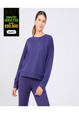 Buzo Para Mujer Cuello Redondo Color Morado Marca Ostu #40060456 Ostu
