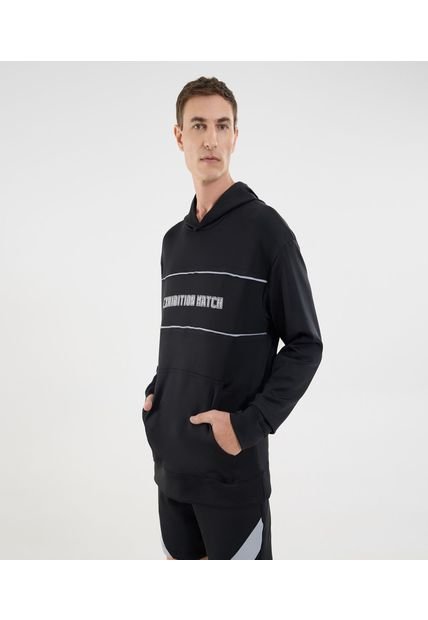 Buzo Para Hombre Hoodie Color Negro Marca Ostu #60060523