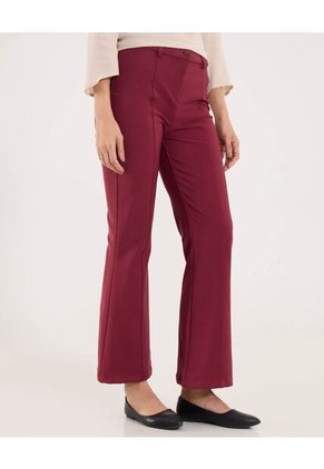 Pantalón Para Mujer Moda Color Vino Marca Ostu #40070829