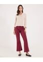 Pantalón Para Mujer Moda Color Vino Marca Ostu #40070829 de Ostu