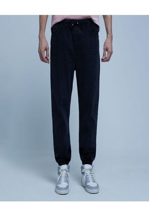 Jean Para Hombre Jogger Color Negro Marca Ostu #60160293