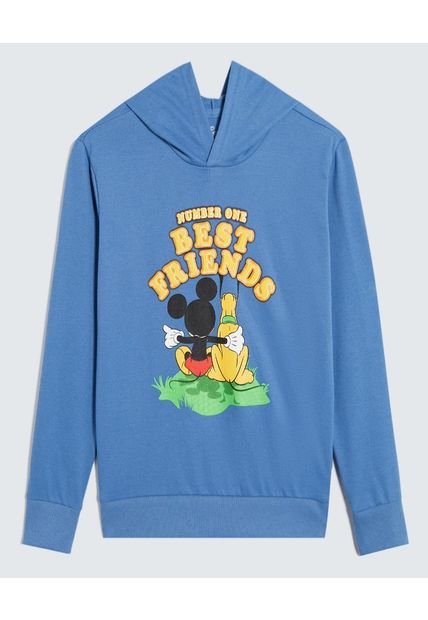Buzo Infantil Niño Hoodie Color Azul Marca Ostu #80060171