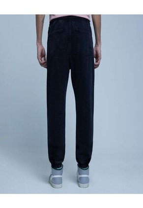 Jean Para Hombre Jogger Color Negro Marca Ostu #60160293