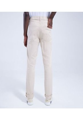 Pantalon Para Hombre 5 Bolsillos Color Beige Marca Ostu #60070226