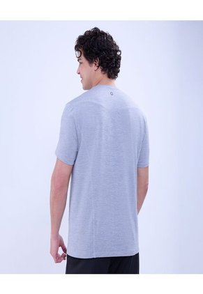 Camiseta Para Hombre Manga Corta Color Gris  Marca Ostu #60091508