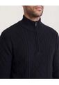 Saco  Para Hombre Cuello Alto O Cuello Tortuga Color Negro Marca Ostu #60330049 de Ostu