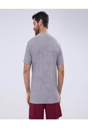 Camiseta Para Hombre Manga Corta Color Gris  Marca Ostu #60091303