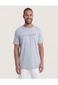 Camiseta  Para Hombre Manga Corta Cuello Redondo Color Gris Marca Ostu #60091949 de Ostu