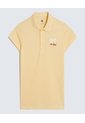 Polo Infantil Niña Manga Corta Color Amarillo Marca Ostu #90110004 de Ostu