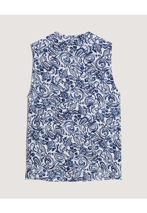 Blusa  Para Mujer Manga Sisa Color Crudo Marca Ostu #40121263