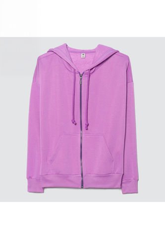 Buzo Para Mujer Zipper Color Morado Marca Ostu #40060316 Ostu