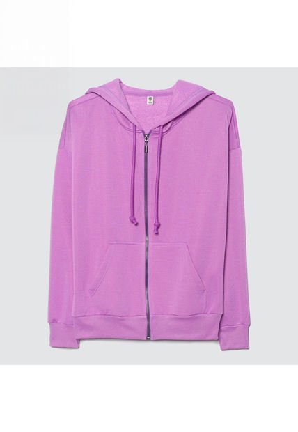Buzo Para Mujer Zipper Color Morado Marca Ostu #40060316