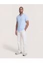 Polo  Para Hombre Cuello Tejido Sin Bolsillo Color Azul Marca Ostu #60110854 de Ostu