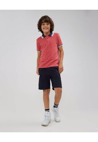 Bermuda Para Niño  Color Azul  Marca Ostu #80100049 Ostu