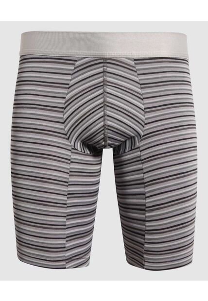Boxer Para Hombre Filete Medio Microfibra Color Gris  Marca Ostu #60000459