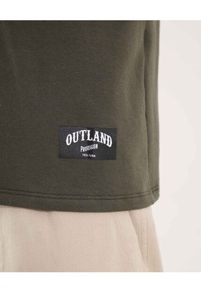 Polo Para Hombre Cuello Maquina Sin Bolsillo Color Verde Marca Ostu #60110814