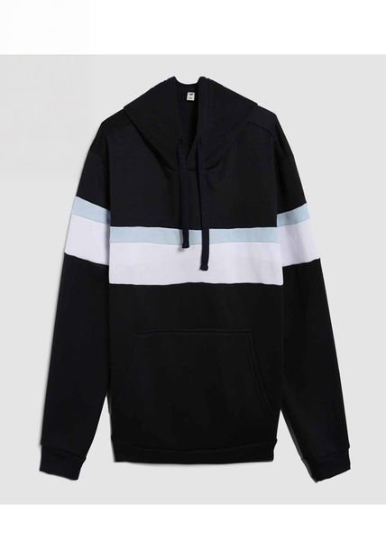 Buzo Para Hombre Hoodie Color Azul  Marca Ostu #60060364