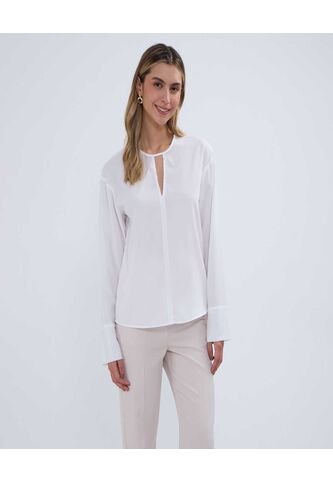 Blusa Para Mujer Manga Larga Color Crudo Marca Ostu #40121058 Ostu