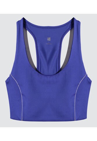 Top Para Mujer Top Color Azul  Marca Ostu #40220362 Ostu