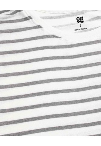 Camiseta Para Mujer Manga Corta Color Blanco Marca Ostu #40092096 Ostu